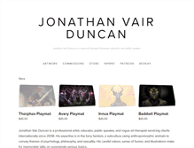 Tablet Screenshot of jonathanvair.com